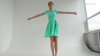 Super gymnast flexible ballerina babe Alla
